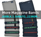 12 Pack Miaozhun .223 Remington Magazine Marking Bands .223 Magazine Caliber Identification