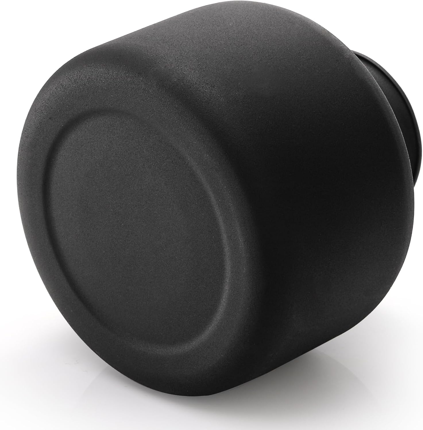Goaste Metal Matte Flower Vase, Small Black Vases for Flower, 6.5 Inch Tall Iron Frosted Flower Arranging Vase for Table Centerpiece, Home, Shelf, Office, Garden Decor, Black