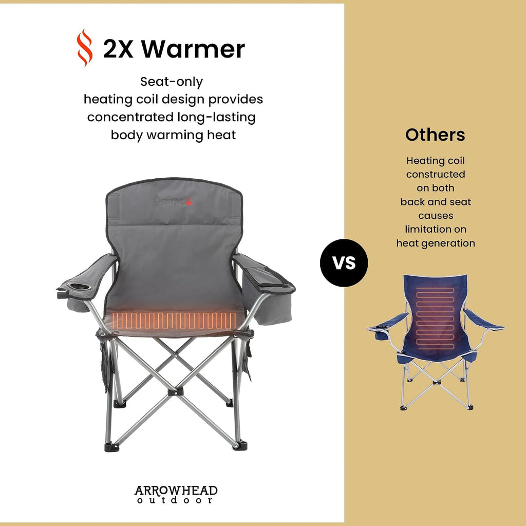Folding Hammock Chair, Heavy Duty Camping Seat | Removable Footrest, Padded Comfort, and 300lb Capacity, Beach, Tailgating, Fishing, Patio, Hunting, Backyard, Picnic, Lawn