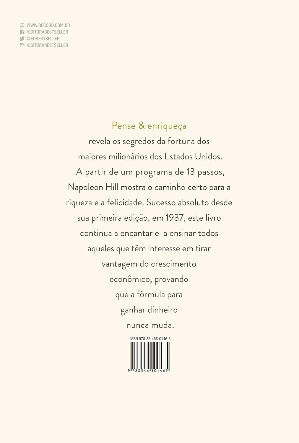 Pense e Enriqueca (Em Portugues do Brasil)