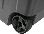 40 Gallon Storage Bins with Wheels and Handle, Heavy-Duty Plastic Storage Containers with Lids, Large Stackable Storage Box, Industrial Tote for Bedroom, Garage, Warehouse, Dorm Room, Gray