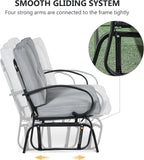 2-Seat Outdoor Glider Bench -