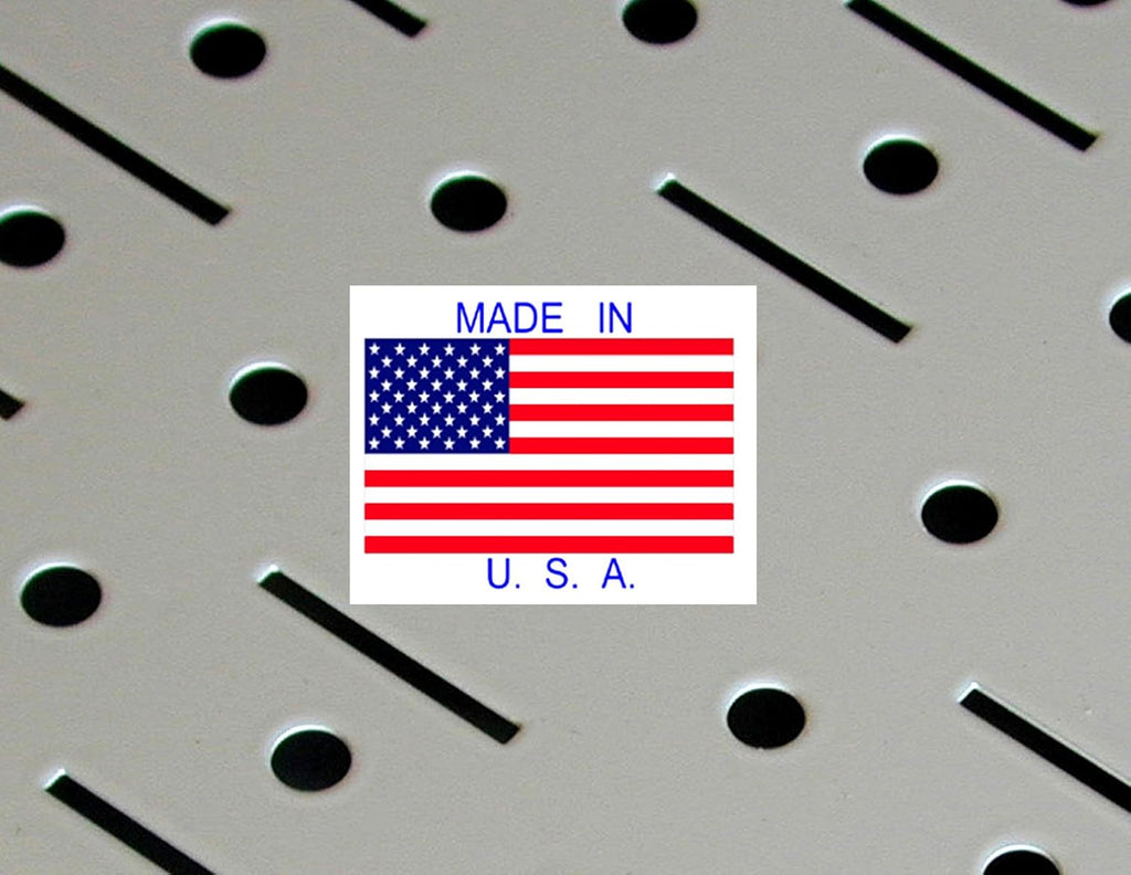 Wall Control Pegboard Spray Can Holder Bracket and Aerosol Can Organizer Pegboard and Slotted Tool Board - Black