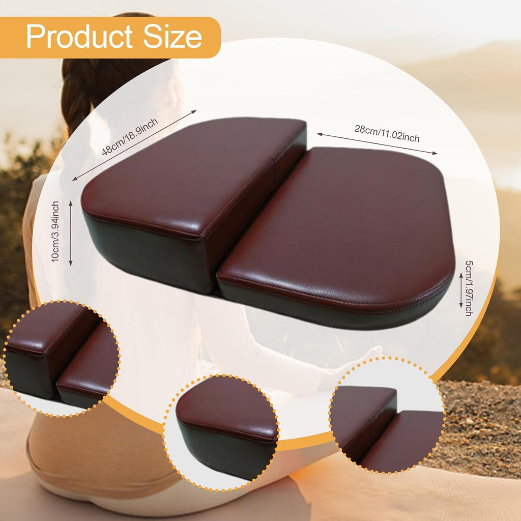 Folding Meditation Bench Prayer Bench Kneeler Gift Comfortable Adults Prayer Kneeler Kneeling Stool for Bedroom Home Yoga