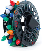 [Wire and Christmas Lighting Storage Bag] - Install N Store Light Storage Reels and Wire Spool - Includes 3 Spools, a Hanging Hook, and a Zipper Bag | Santa's Bags