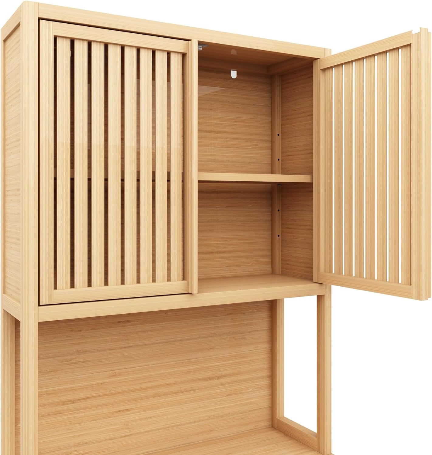 Freestanding Pantry Dideboard, Tall Bookcase Locker, Storage Cabinet for Main Living Spaces,for Kitchen Home
