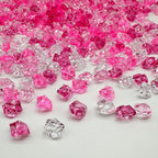 700PCS Fake Ice Cubes, 11 x 14 mm Acrylic Vase Fillers,Plastic Crushed Ice for Centerpiece Table Decorations,Table Scatter, Wedding Decoration, Photography Props
