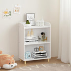 3 Tier Bookcase, Book Display, Bookshelf Toy Storage Cabinet Organizer for Room, Playroom, Nursery