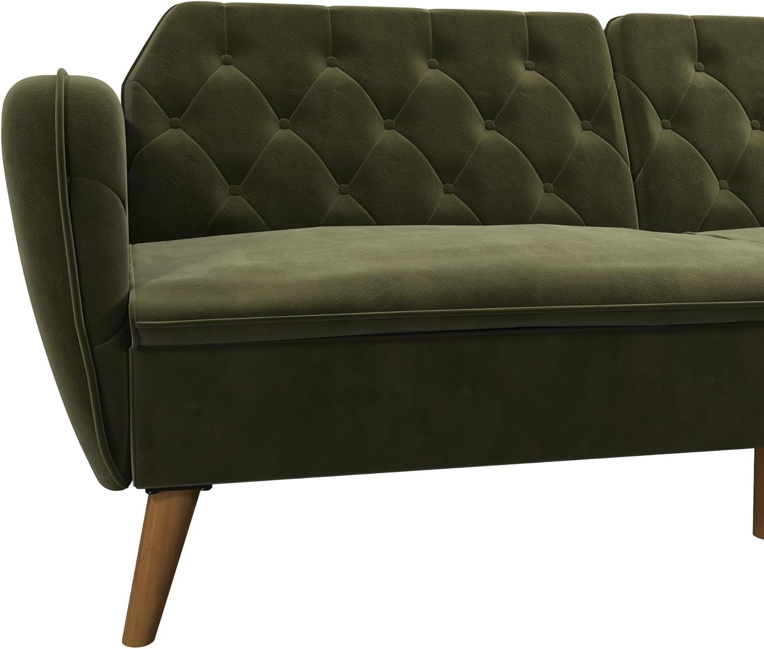 Novogratz 2144979N Tallulah Memory Foam Futo, Green