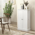 Kitchen Pantry Storage Cabinet W/ 5-Tier Shelving, 12 Spice Racks,for Kitchen