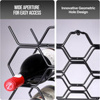 Small Wine Racks Countertop (8 Bottle Capacity),Metal Wine Bottle Holder Modern Black for Home Kitchen Bar,Tabletop Wine Rack for Cabinet, Pantry, Wine Bottle Storage