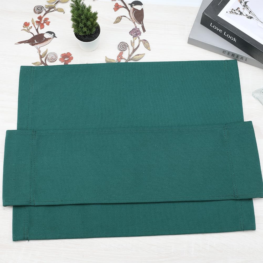 GORGECRAFT 19~20x7~15" Director Chair Canvas Replacement Green Movie Chair Covers Kit Seat and Back with Two Wood Stick Easy to Clean Makeup Artist Chair Seat Cover for Home Patio Supplies