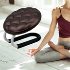 Meditation Stool, Seat Gift Kneeling Bench, Versatile Chair Prayer Stool Meditation Bench for Praying Yoga Women, Brown