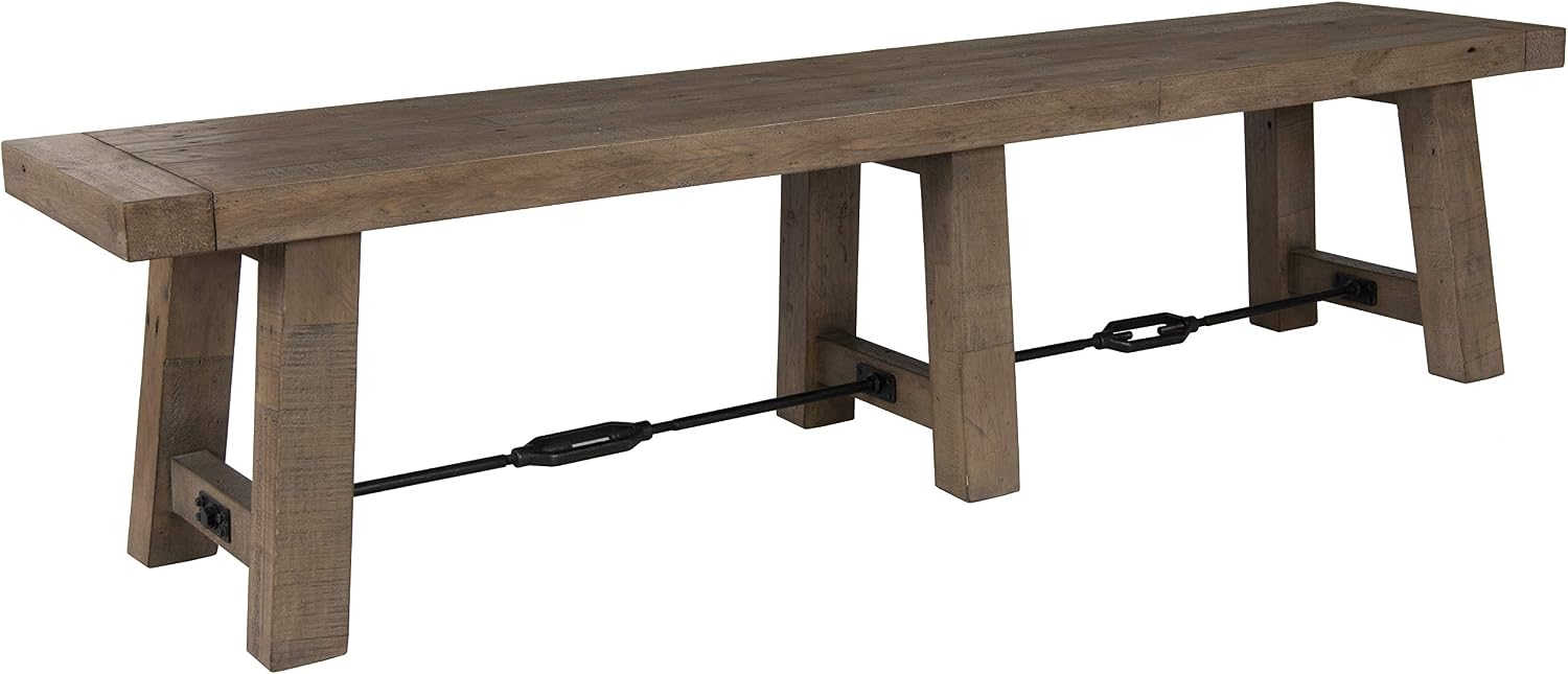 Kosas Home Dining Bench, Desert Gray