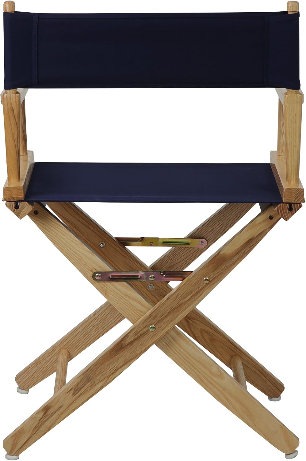 American Trails Extra-Wide Premium 18" Director's Chair Natural Frame with Navy Canvas