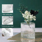 Glass Bud Vases Set of 4, 4 Sizes of Small Flower Vase for Party or Home Table Decorations