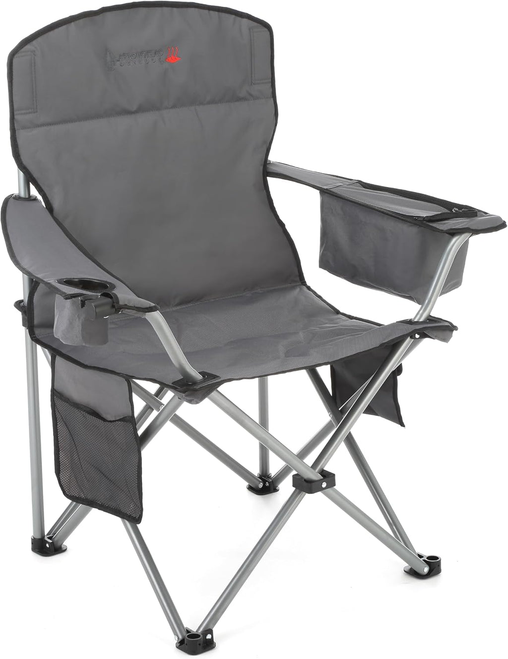 Folding Hammock Chair, Heavy Duty Camping Seat | Removable Footrest, Padded Comfort, and 300lb Capacity, Beach, Tailgating, Fishing, Patio, Hunting, Backyard, Picnic, Lawn