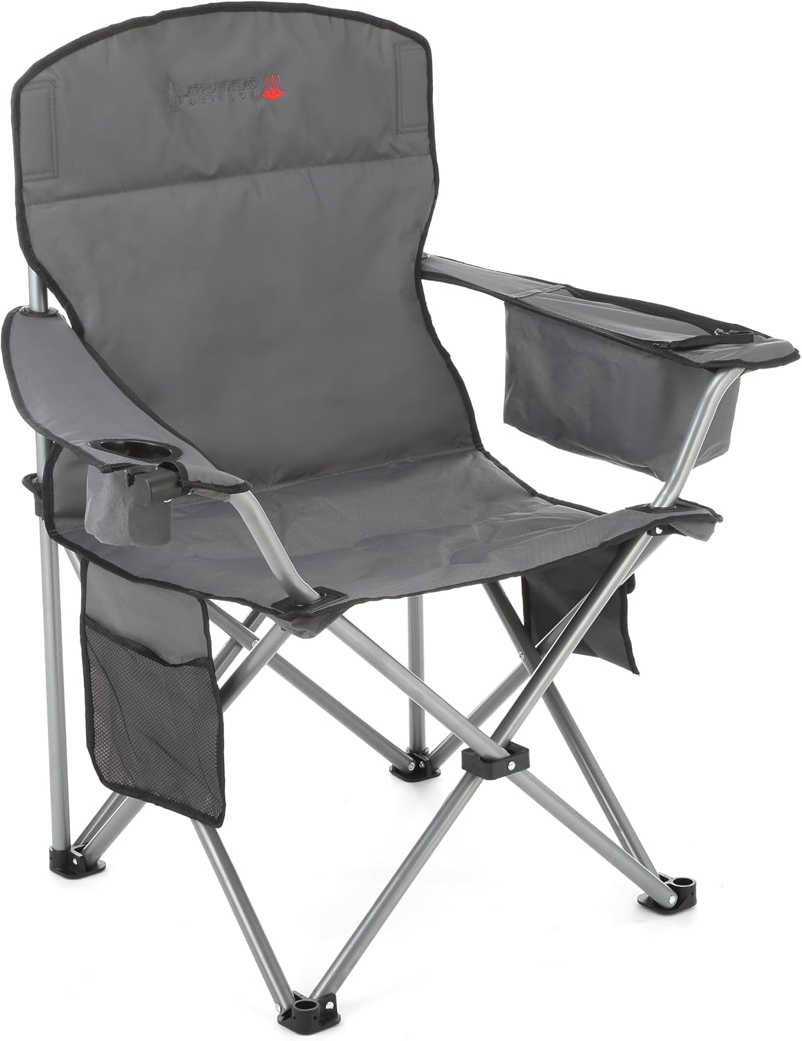 Folding Hammock Chair, Heavy Duty Camping Seat | Removable Footrest, Padded Comfort, and 300lb Capacity, Beach, Tailgating, Fishing, Patio, Hunting, Backyard, Picnic, Lawn