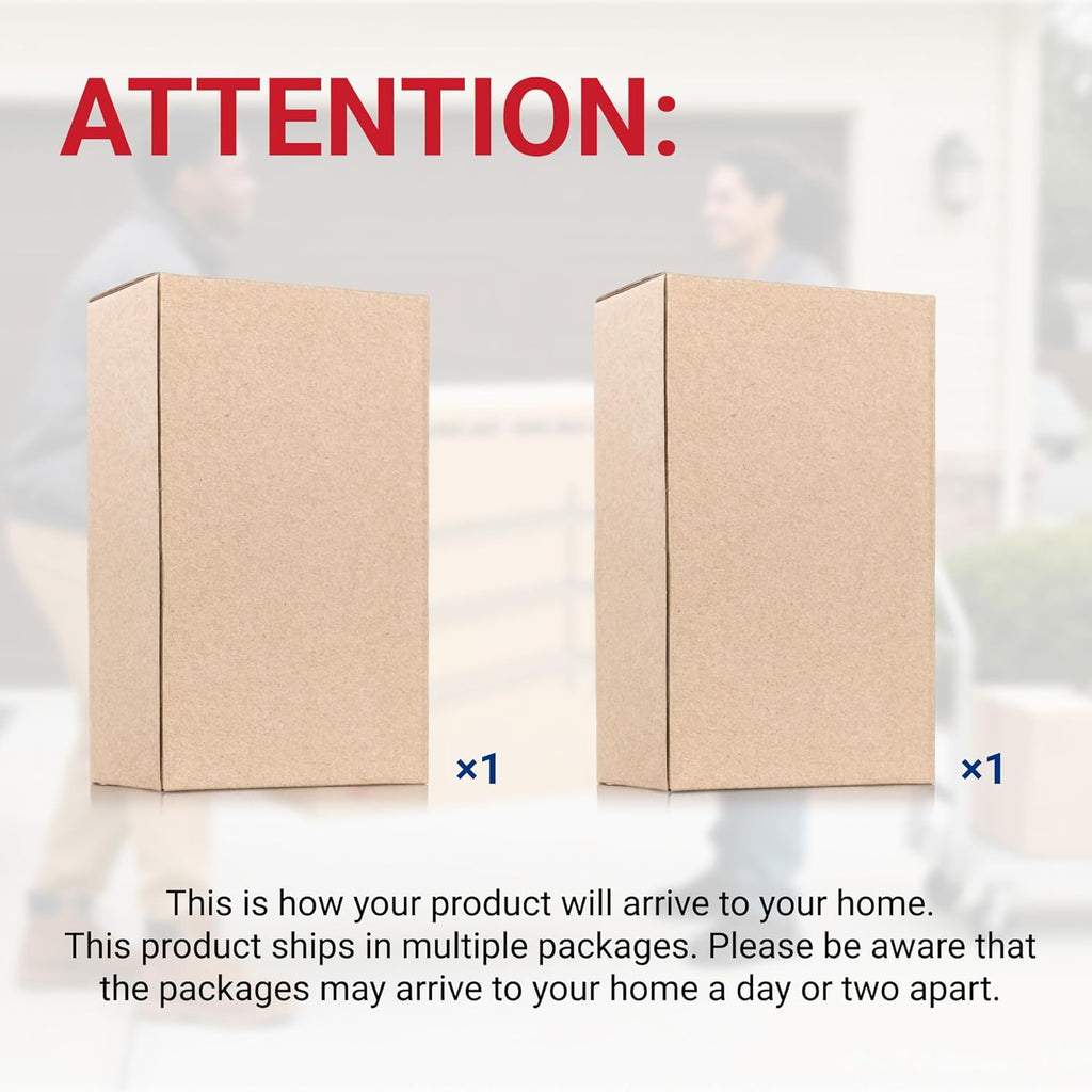 FLEXIMOUNTS 4-Pack 2x6ft Heavy Duty Garage Wall Shelving, 1200lbs Capacity, Garage Shelving Wall Mounted with 8 Hooks, Storage for Power Tools, Garden Supplies, Storage Bins, Lite Series