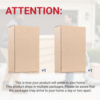 FLEXIMOUNTS 4-Pack 2x6ft Heavy Duty Garage Wall Shelving, 1200lbs Capacity, Garage Shelving Wall Mounted with 8 Hooks, Storage for Power Tools, Garden Supplies, Storage Bins, Lite Series