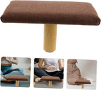 Abaodam Wooden Bench with Cushion Small Seiza Stool Portable Prayer Chair Under 150cm Height and Home Sitting