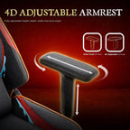 TTRACING Jujutsu Kaisen Yuji Itadori Gaming Chair with 22.6" Wide Seat | Premium faux leather & cold-cure foam, ideal for home office or streaming. Features full-tilt mechanism & 4D armrests.