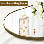 65"×21" Floor Length Mirror, Full Body Standing Mirror, Shatter-Resistant Glass & Slim Alloy Frame, Freestanding/Leaning/Wall Mount for Bedroom, Living Room & Entryway, Gold