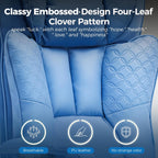 GTPLAYER Big and Tall Office Chair, Wide Ergonomic Gaming Chair with Deluxe Embossing Designed Leather with Foot Rest,150°Reclining Adjustable Soft Armrests Pocket Spring Back Support and Pillow