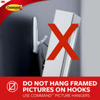 Command Decorating Clips, 40 Clips and 48 Strips, Damage-Free Hanging Light Clips with Adhesive Strips, No Tools Small Wall Clip for Hanging Lights and Cables (Pack of 2)