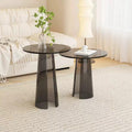 Acrylic End Table, Transparent Bedside Nightstand for Small Spaces, Durable and Lightweight Side Table for Living Room and Bedroom Decor