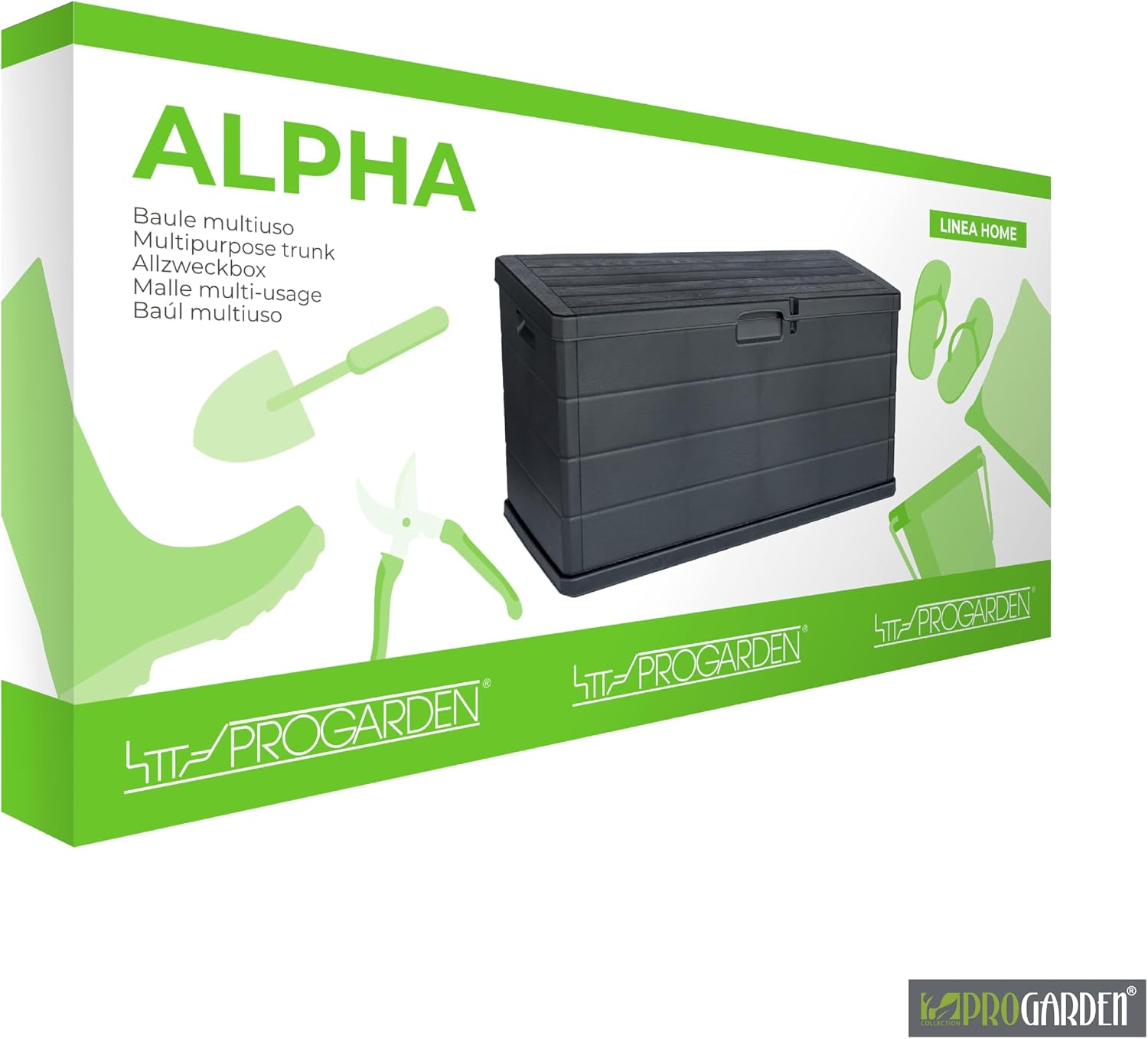 MIRADA IPAE-PROGARDEN ALPHA 340LT TRUNK BOX 118X59XH57 Anthracite