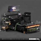Bauhutte BHB-650-BK Gaming Bed Sofa Gaming Chair Polyurethane Back