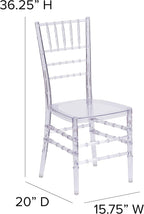 Flash Furniture Flash Elegance Crystal Ice Stacking Chiavari Chair