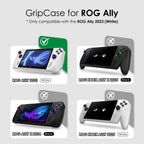 Skull & Co. GripCase Ally for ROG Ally (2023 Model): A Soft Protective Case with Textured Grips Full Protection and Stand, Shock-Absorption Non-Slip and Anti-Scratch Cover Design - Black