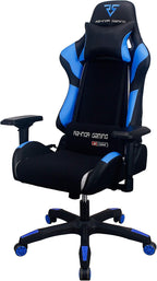 Energy Pro Series Gaming Chair Ergonomic Outlast Technology High-Back Racing Style Height Adjustable 4D Armrests Mesh and PU Leather with Lumbar Support Cushion and Headrest Pillow, Blue