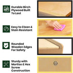 Wood Designs 99319 Toddler Bench – Wooden Classroom Seating for Young Children