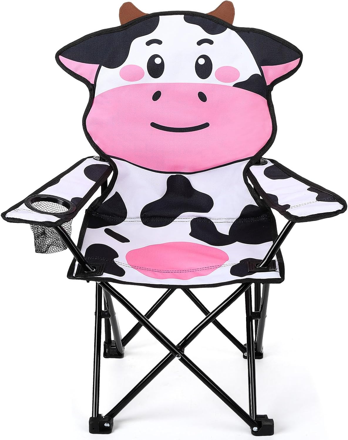 KABOER Kids Outdoor Folding Lawn and Camping Chair with Cup Holder and Carrying Bag, Children's Camping Chairs