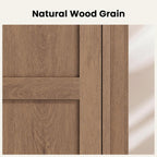 71'' Tall Kitchen Pantry Storage Cabinet, Food Pantry Wood Cabinet with Adjustable Shelves, Freestanding Versatile Kitchen Pantry Cupboard for Kitchen, Dining Room, Living Room, Brown