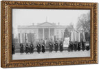 Women's Suffrage Voting Rights Protest At The White House Poster Posters Prints Canvas Deco Paintings Vintage Wall Art For Offices Living Rooms And Bedrooms Hanging Frame 12" L X 18" W