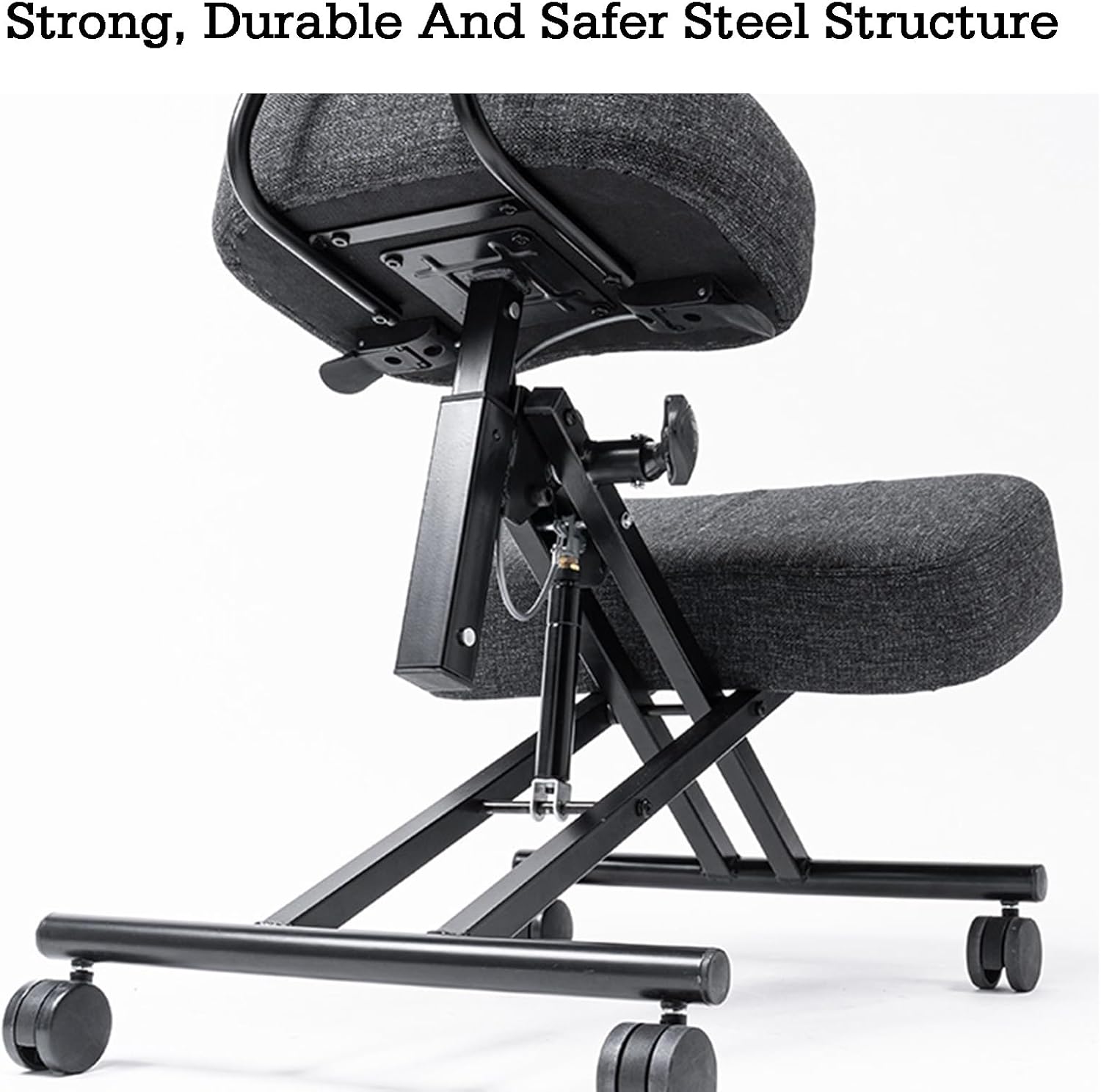 Height Adjustable Kneeling Stool Office Chair for Back & Neck Pain Relief, Ergonomic Design for Better Posture, Comfortable PC Chair for Home & Office Use