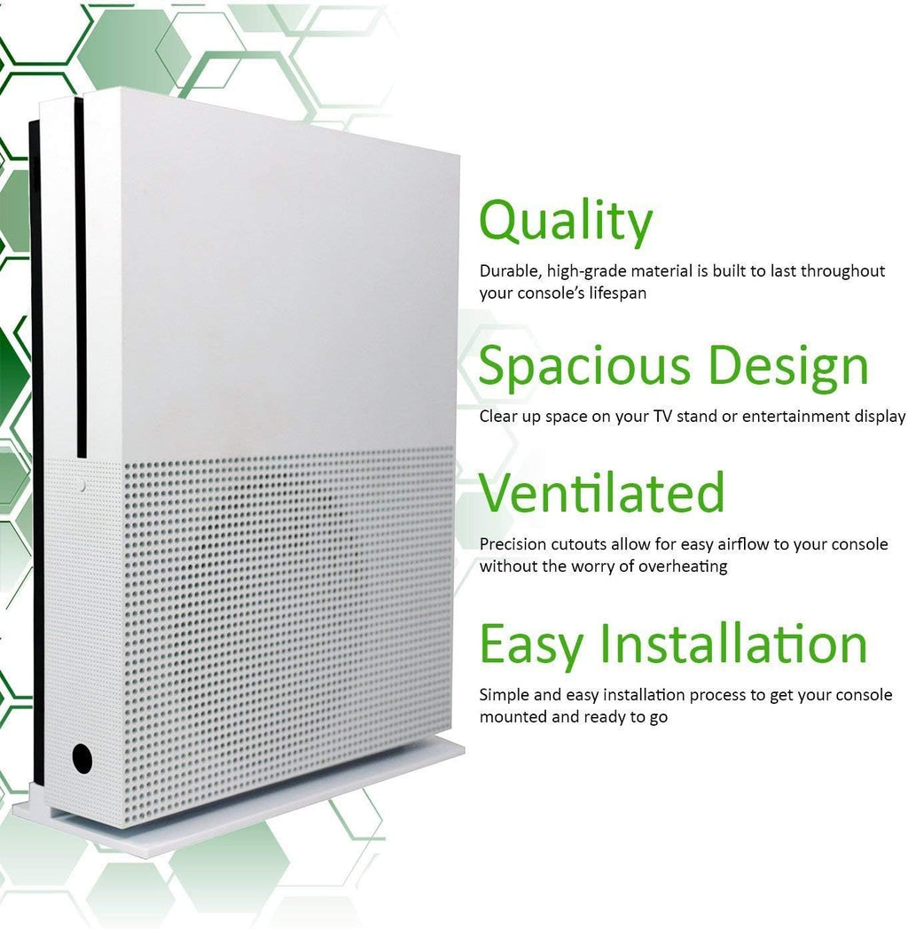 Vertical Stand for Xbox One S Console-White