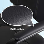 CLATINA Classic Reception Chair with Padded Armrests and Sturdy Steel Frame, Ergonomic Guest Chair for Office Conference Waiting Meeting Room, Black (4 Pack)