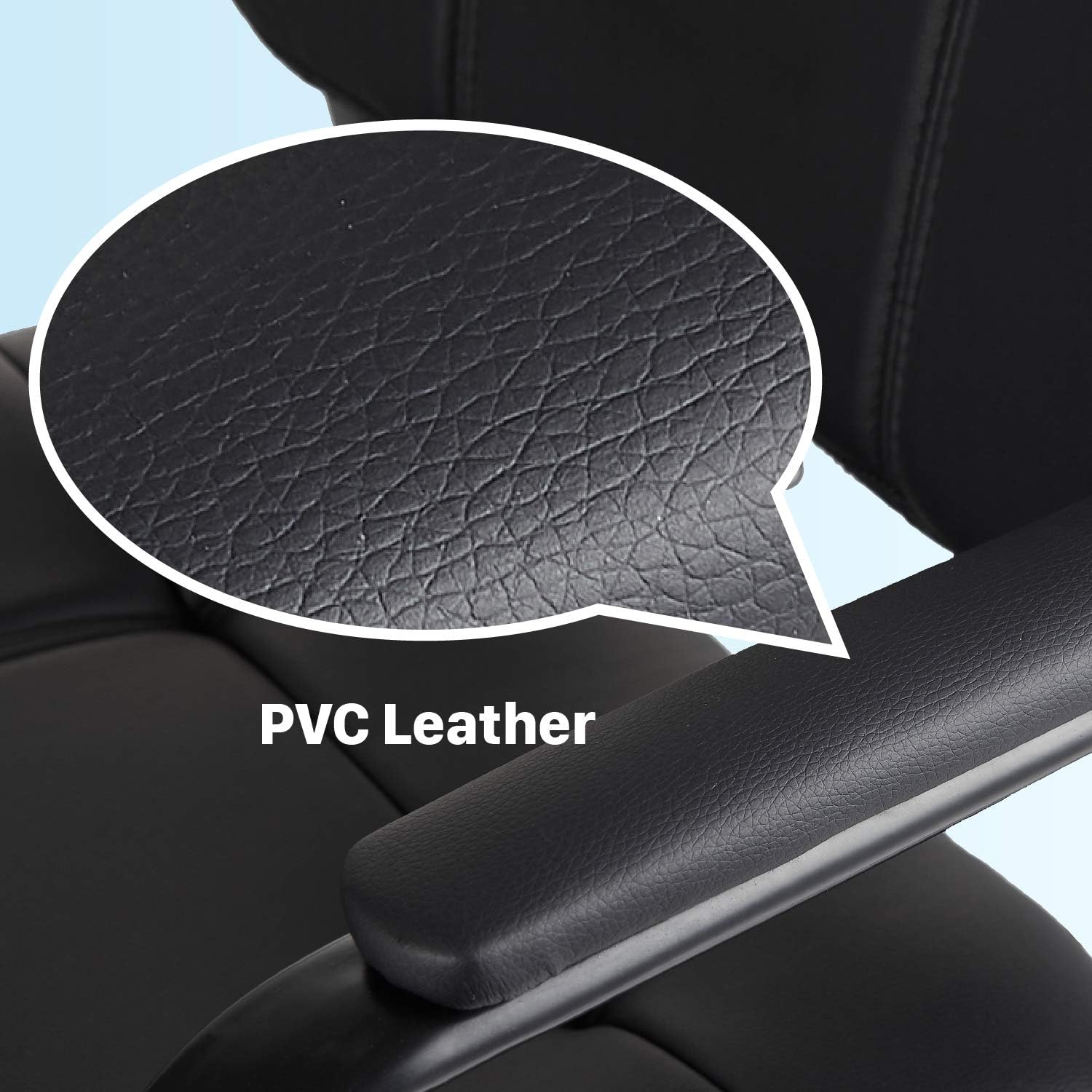 CLATINA Classic Reception Chair with Padded Armrests and Sturdy Steel Frame, Ergonomic Guest Chair for Office Conference Waiting Meeting Room, Black (4 Pack)