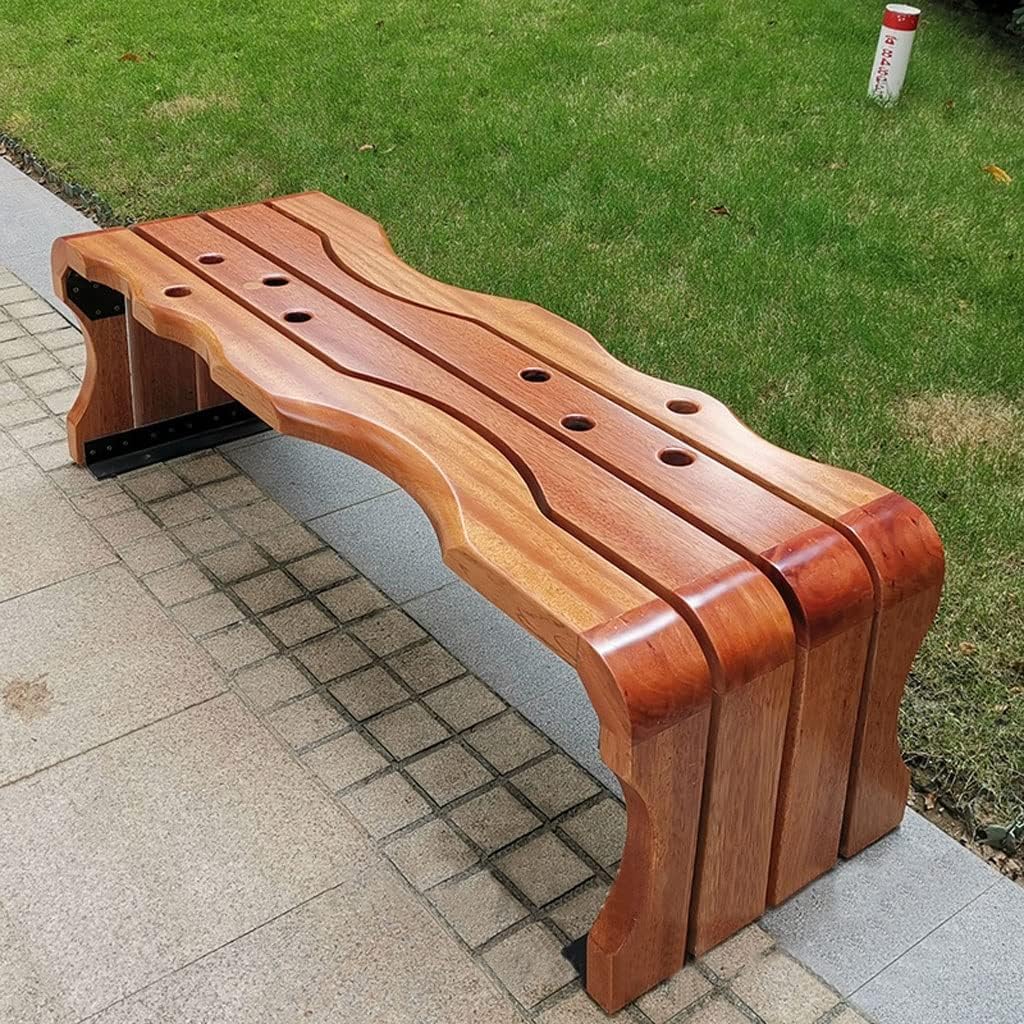 Patio Benches for Outdoors Creative and Simple Outdoor Bench Garden Viewing Seat Shopping Mall Rest Suitable for Indoor and Garden Benches for Outdoors