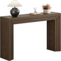 Lulive Console Table for Entryway, 43 Inch Step Design Sofa Table | 11.8"D step console supports up to 110 lb, with anti-tip kit and labeled parts for about 40-minute assembly.