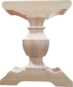 DESIGN 59 Trestle Table Base- Single Hardwood Pedestal (P02)
