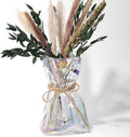 Colorful Irregular Shaped Modern Minimalist Glass Vase - Fashionable Multi-Use Home Decor for Flowers, Centerpiece, Kitchen, Office, Wedding & Holiday