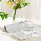12pcs Glass Cylinder Vases for Centerpieces - 6 Inch Tall Flower Vase for Wedding Decorations, Clear Glass Flower Vases Floating Candle Holder for Table Centerpiece Wedding Home Décor