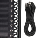 COITEK 4PCS Replacement Cord for Zero Gravity Chair, Universal Elastic Repair Cord for Recliners Replacement Laces Rope for Lounge, Bungee Beach Chair (Black)