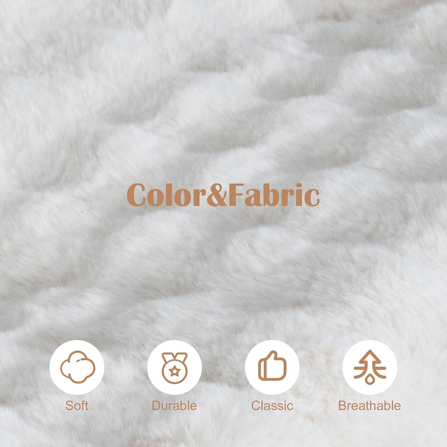 Bean Bag Chair for Adults, Giant Bean Bag Sofa with Soft Pillow, Comfy Faux Fur Fireside Beanbags with Handle for Living Room, Bedroom, Apartment, Bubble White